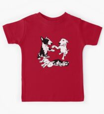English Bull Terrier Family Kids Tee