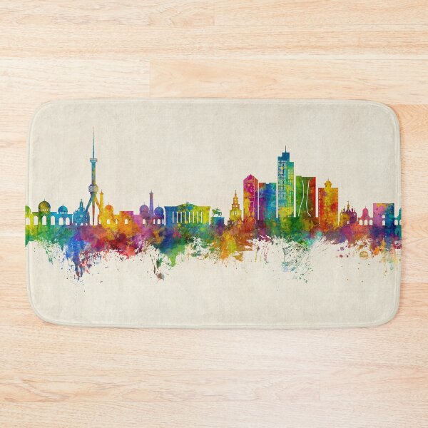 Item preview, Tashkent Uzbekistan Skyline designed and sold by ArtPrints.