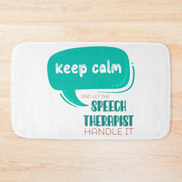 Item preview, Keep Calm Speech Therapist designed and sold by JenTrinhArt.