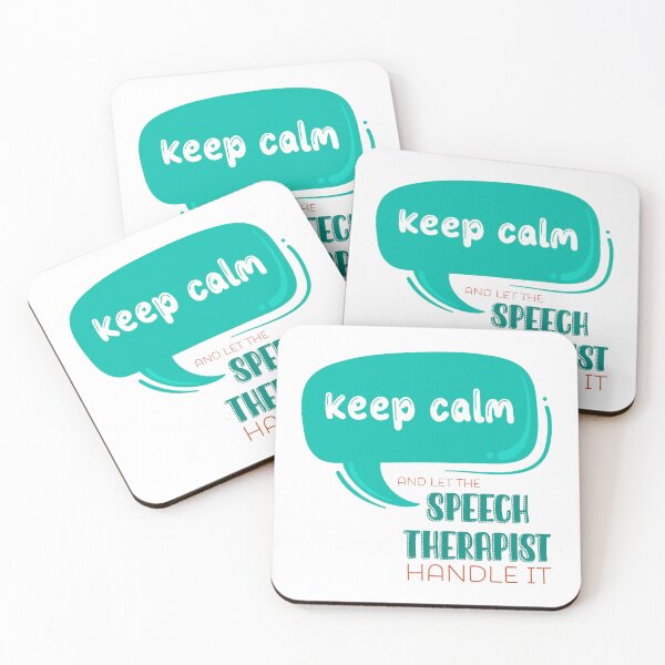Item preview, Keep Calm Speech Therapist designed and sold by JenTrinhArt.
