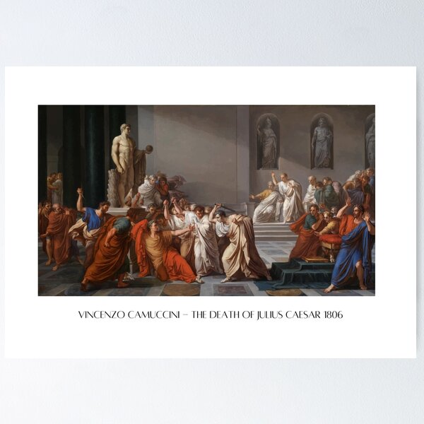 Item preview, The Death of Julius Caesar by Vincenzo Camuccini 1806 designed and sold by HunterandBelle.