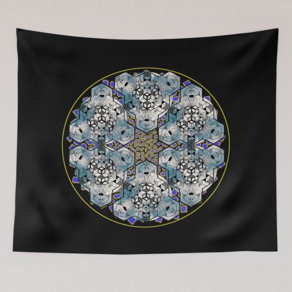 Item preview, Cloudy Cube Mandala Star & CircleVisions (Y&P) designed and sold by createVisions.