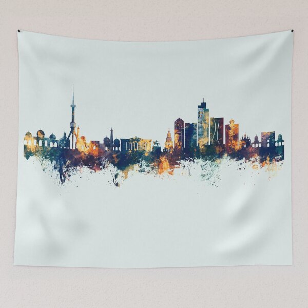 Item preview, Tashkent Uzbekistan Skyline designed and sold by ArtPrints.