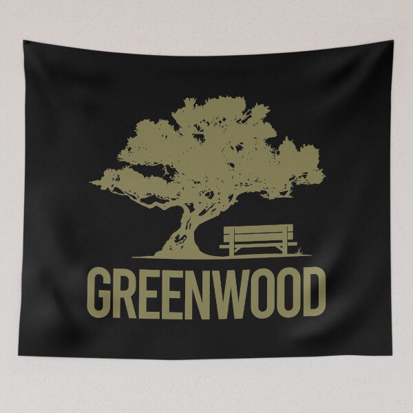 Item preview, Bench And Tree Greenwood designed and sold by nguyentanshop.