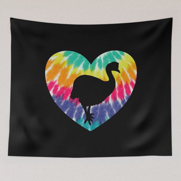 Item preview, Cassowary Heart With Tie dye Print For Bird Lover designed and sold by JokeGysen.