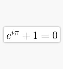 The Beautiful Equation: Euler's Identity Sticker
