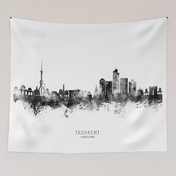 Item preview, Tashkent Uzbekistan Skyline designed and sold by ArtPrints.