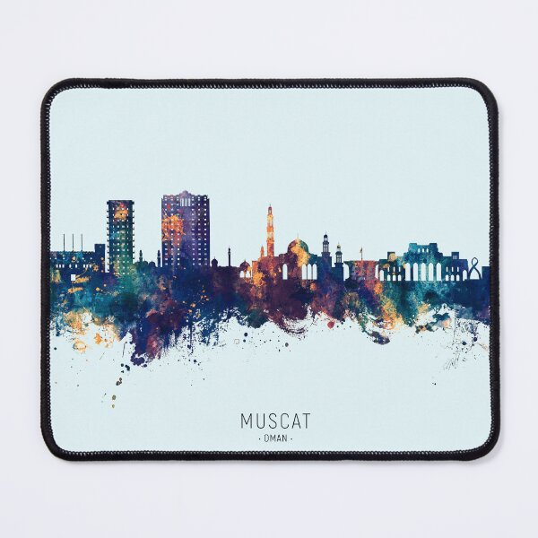 Item preview, Muscat Oman Skyline designed and sold by ArtPrints.