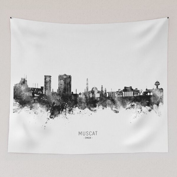 Item preview, Muscat Oman Skyline designed and sold by ArtPrints.
