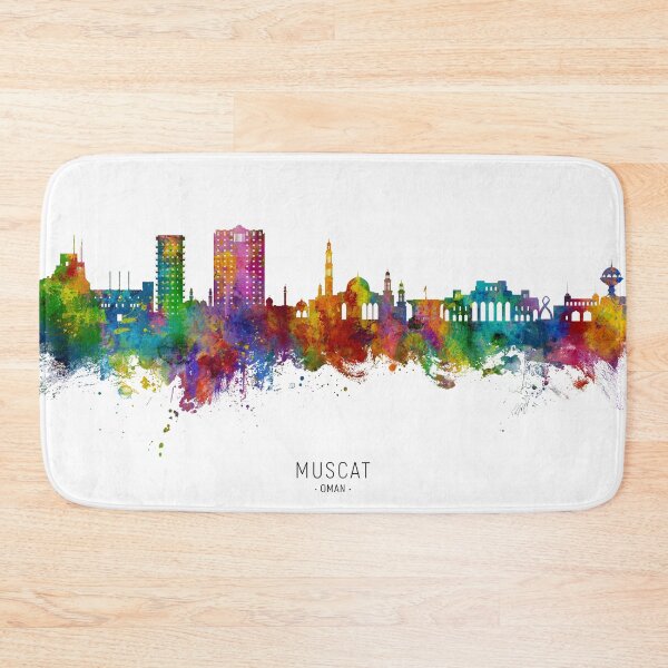 Item preview, Muscat Oman Skyline designed and sold by ArtPrints.