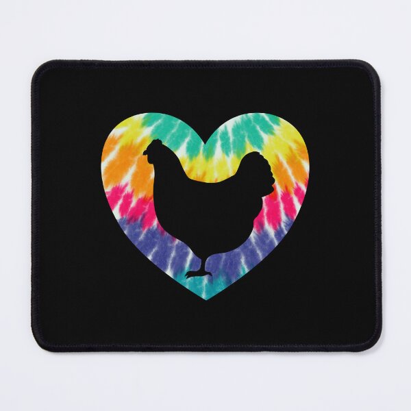 Item preview, Chicken Heart With Tie dye Print For Chicken Bird Lover designed and sold by JokeGysen.