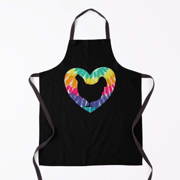 Item preview, Chicken Heart With Tie dye Print For Chicken Bird Lover designed and sold by JokeGysen.