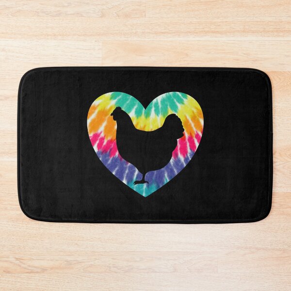 Item preview, Chicken Heart With Tie dye Print For Chicken Bird Lover designed and sold by JokeGysen.