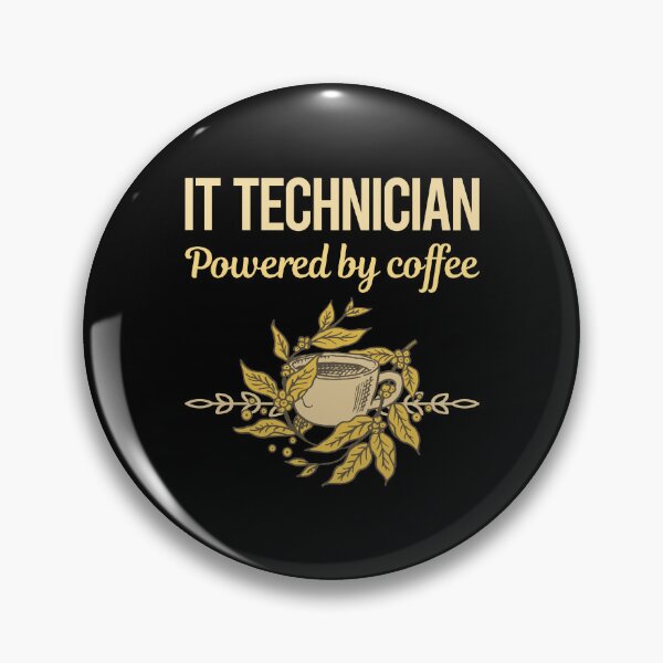 Item preview, Powered By Coffee It Technician designed and sold by toniabrendaom.