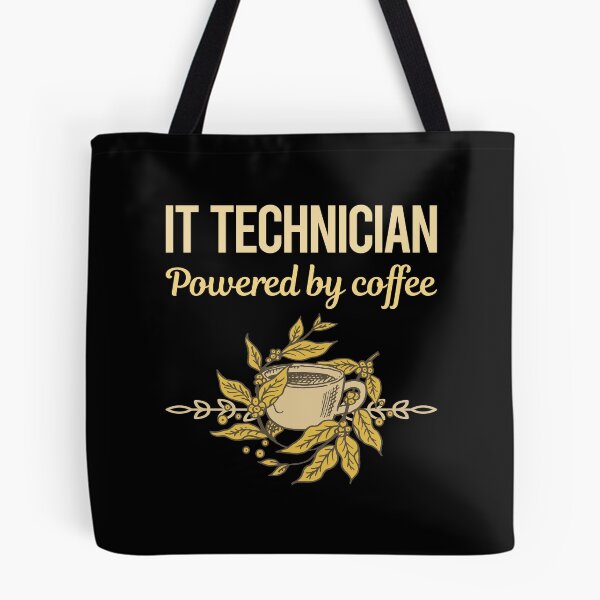 Item preview, Powered By Coffee It Technician designed and sold by toniabrendaom.