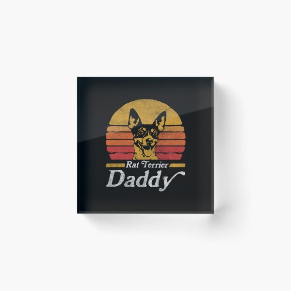 Item preview, Retro Vintage Rat Terrier Daddy designed and sold by More Cute Dogs.