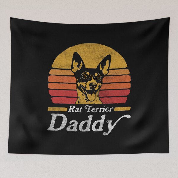 Item preview, Retro Vintage Rat Terrier Daddy designed and sold by More Cute Dogs.