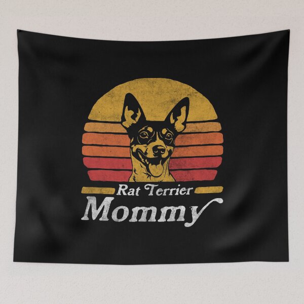 Item preview, Retro Vintage Rat Terrier Mommy designed and sold by More Cute Dogs.