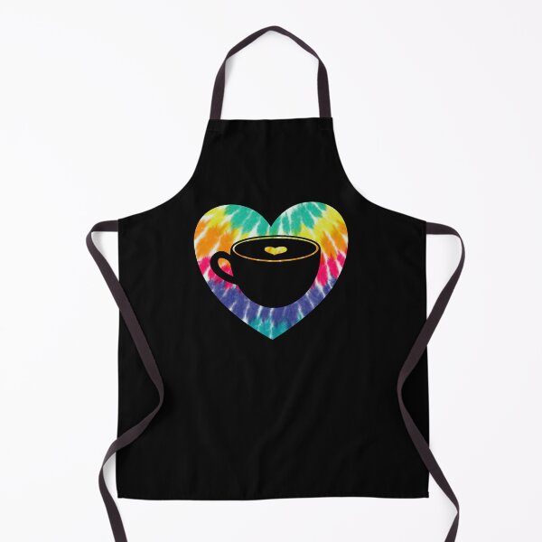 Item preview, Coffee Heart With Tie dye Print For Coffee Lover designed and sold by JokeGysen.