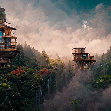 Artwork thumbnail, Treehouse by RicoInStudios