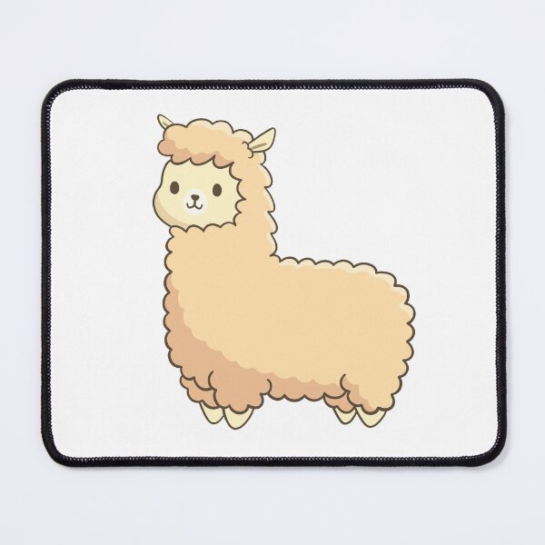 Item preview, Llama Alpaca Cute Kawaii Style Drawing designed and sold by Delightfully Cynical.