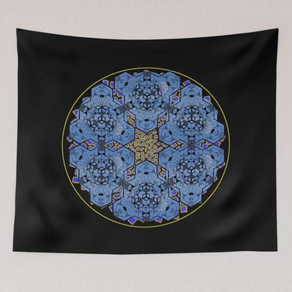 Item preview, Blue Moon Cube Mandala Star & CircleVisions (Y&P) designed and sold by createVisions.