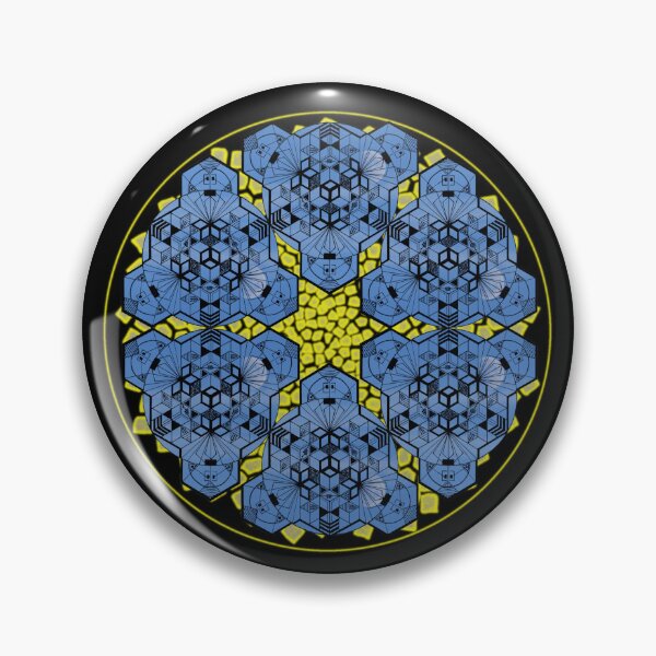 Item preview, Blue Moon Cube Mandala Star & CircleVisions (Y) designed and sold by createVisions.