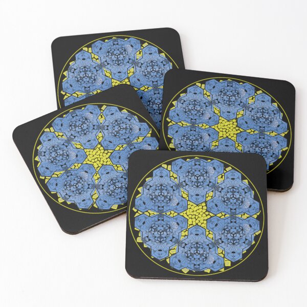 Item preview, Blue Moon Cube Mandala Star & CircleVisions (Y) designed and sold by createVisions.