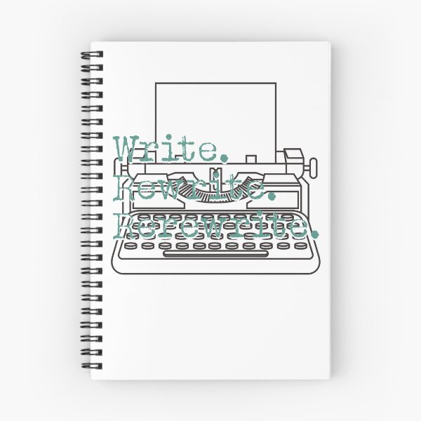 Item preview, Funny author writer write saying rewrite designed and sold by Jelisandie.