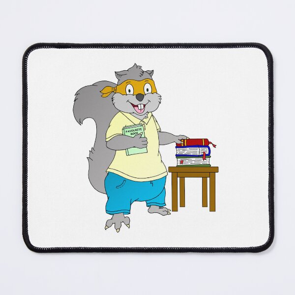 Item preview, Superhero Reading Squirrel designed and sold by jsj17.