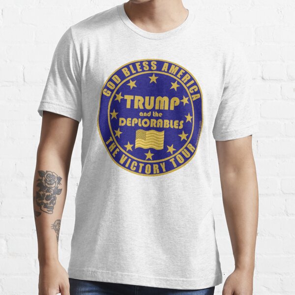 Trump And The Deplorables Victory Tour Pro Donald Trump Essential T-Shirt