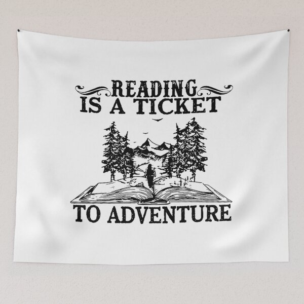 Item preview, Reading Is A Ticket To Adventure designed and sold by jennifer1el8527.