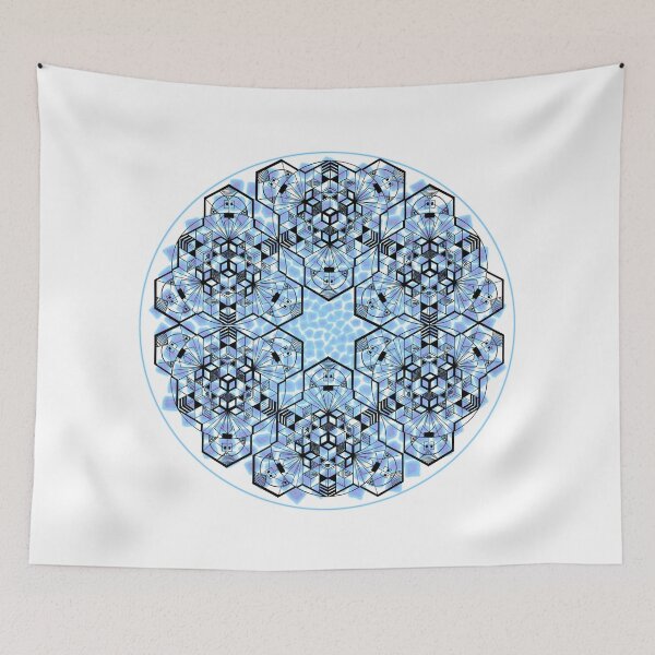 Item preview, Cube Mandala Star & CircleVisions (B&P) designed and sold by createVisions.