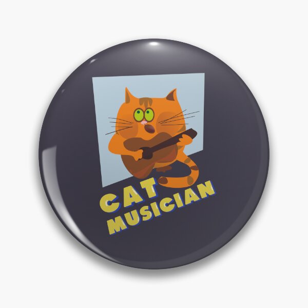 Item preview, Cat playing flute designed and sold by CollectionOS.