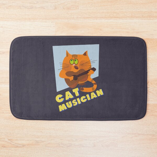 Item preview, Cat playing flute designed and sold by CollectionOS.