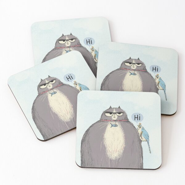 Item preview, Cat and Budgie designed and sold by Nici Gregory.
