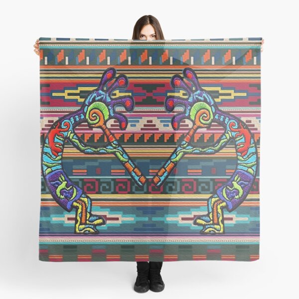 Kokopelli Art Scarf