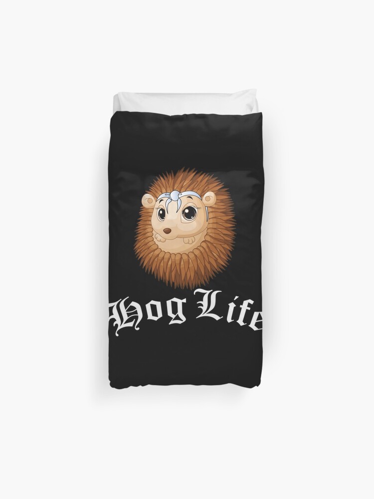 Hog Life Hedgehog Shirt Duvet Cover By Quizzicaltees Redbubble