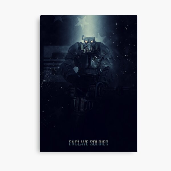 Enclave Soldier Canvas Print