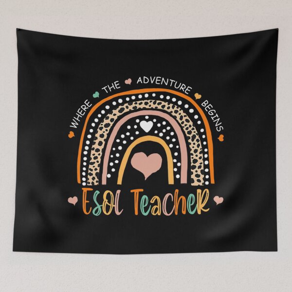 Item preview, Back to school Teachers Students - Cute ESOL Squad Teacher designed and sold by najeeasjj098.