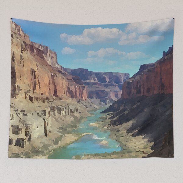 Item preview, Clouds over Colorado River - Watercolour Style designed and sold by WWWC2288.