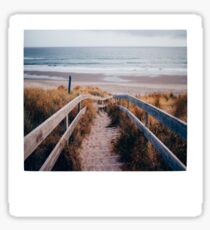 Pegatina Playa Polaroid