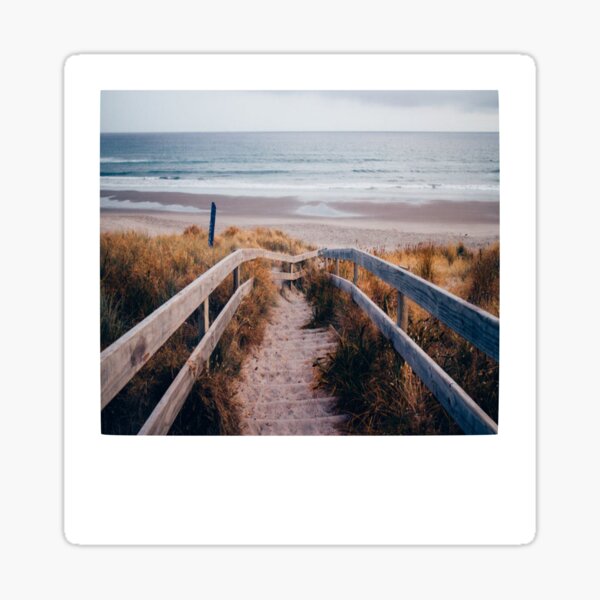 Beach Polaroid Sticker