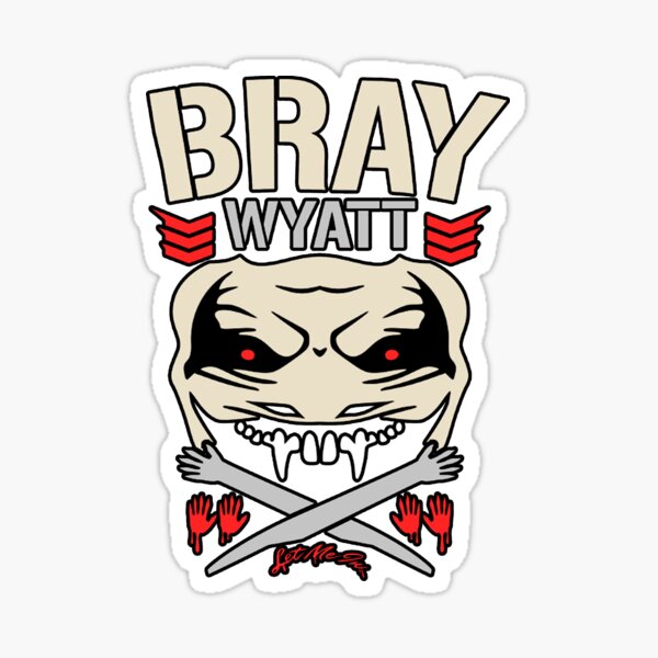 "name is Bray Wyatt" Sticker for Sale by ckysheha Redbubble