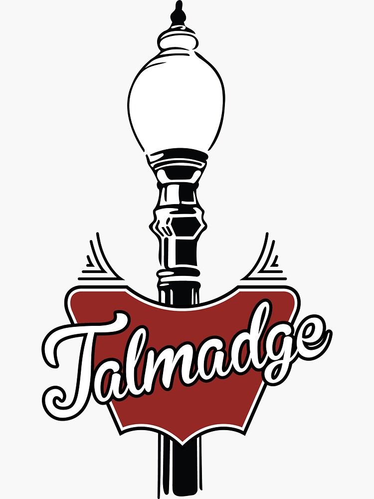 Thumbnail 3 of 3, Sticker, Talmadge Vintage Street Light designed and sold by JaynaMcLeod.