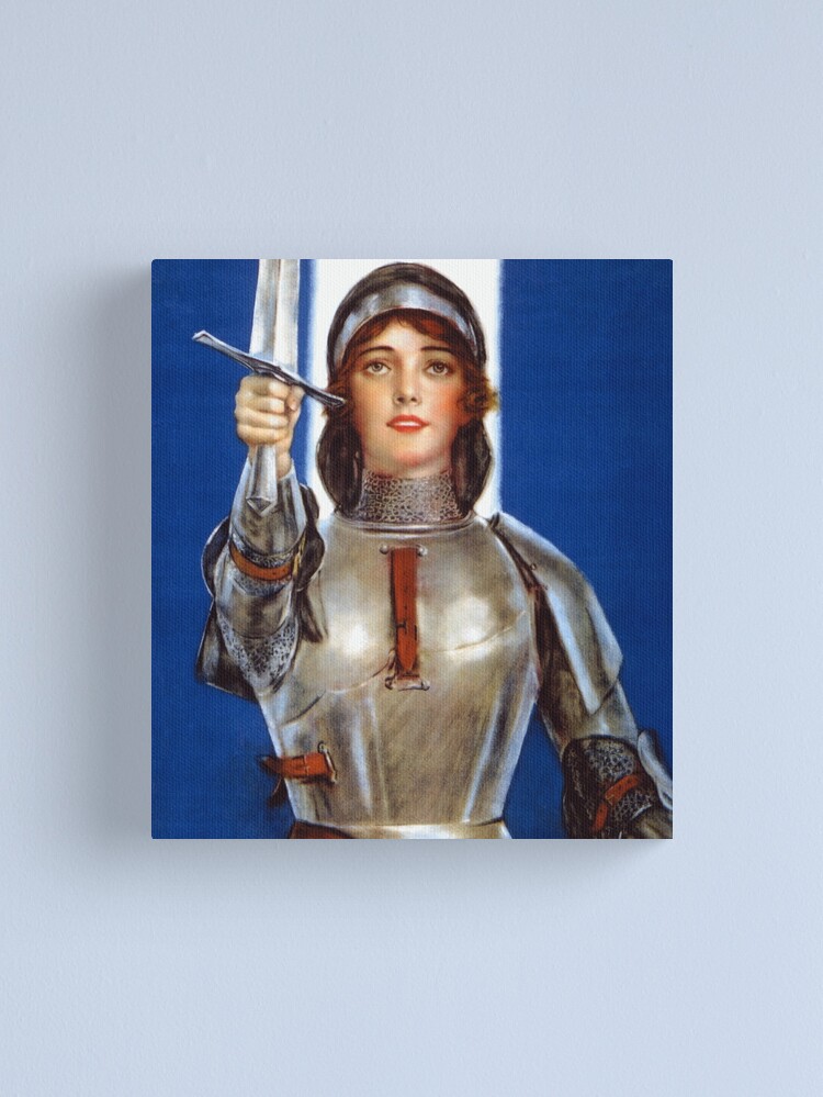 Canvas Print, Joan of Arc Saved France designed and sold by truthtopower
