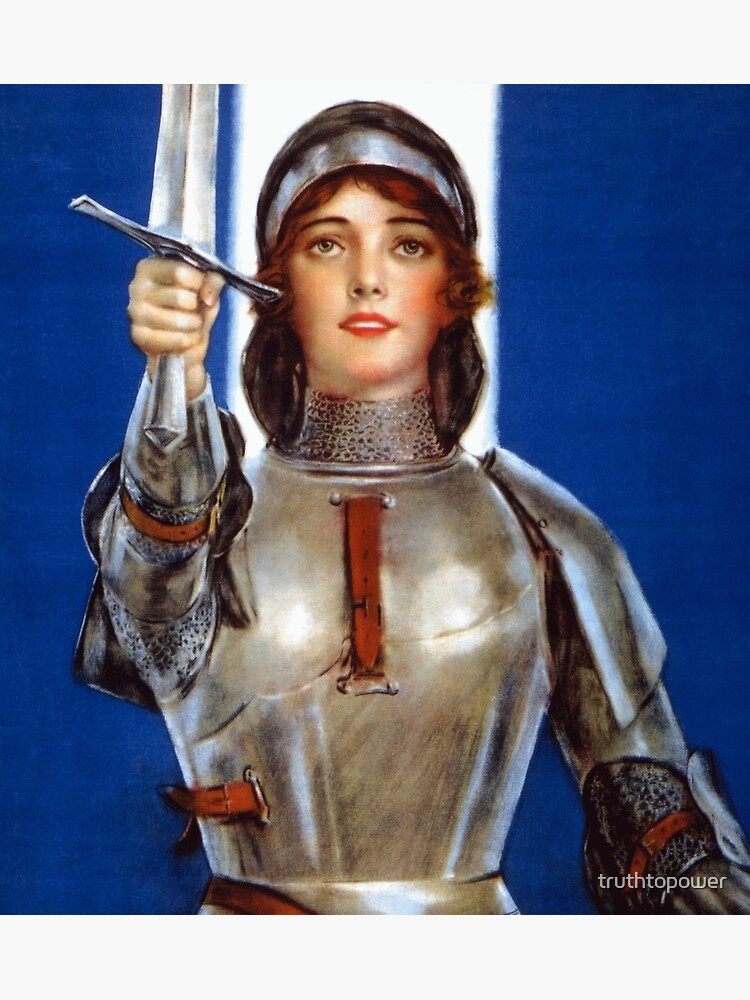 Thumbnail 3 of 3, Canvas Print, Joan of Arc Saved France designed and sold by truthtopower.