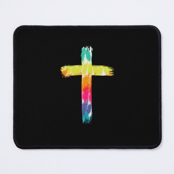 Item preview, Cross Heart With Tie dye Print For Jesus Lover designed and sold by JokeGysen.