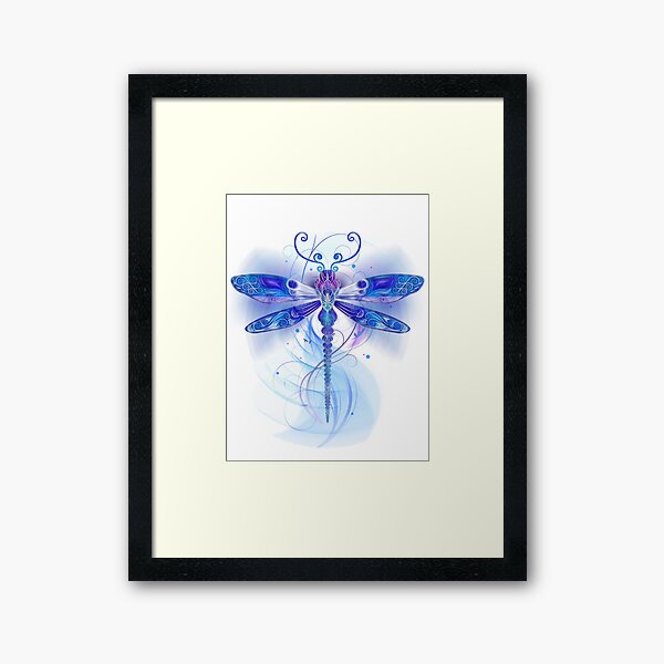 Dragonfly Fantasy Framed Art Print