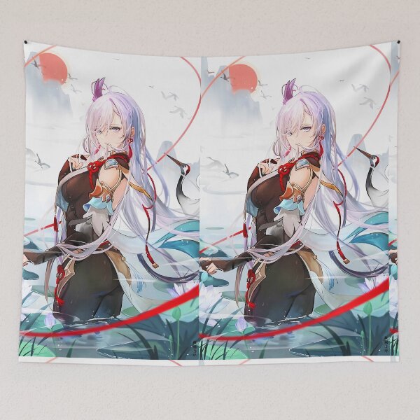 Item preview, Shenhe Cute Anime Genshin designed and sold by Kennetreed.